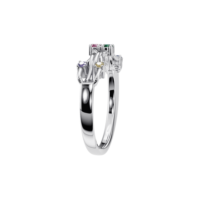 FANCY COLOR DIAMOND WEDDING BAND - M&D Signature Jewels