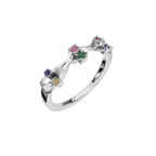 FANCY COLOR DIAMOND WEDDING BAND