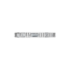 MULTI-SHAPE BEZEL WEDDING BAND