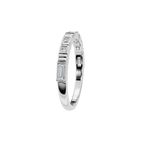 MULTI-SHAPE BEZEL WEDDING BAND