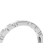 MULTI-SHAPE BEZEL WEDDING BAND