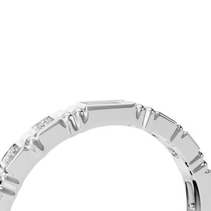 MULTI-SHAPE BEZEL WEDDING BAND - M&D Signature Jewels