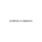 BAGUETTE ROUND ETERNITY WEDDING BAND