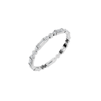 BAGUETTE ROUND ETERNITY WEDDING BAND