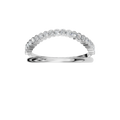 ROUND BEZEL WEDDING BAND