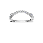 ROUND BEZEL WEDDING BAND