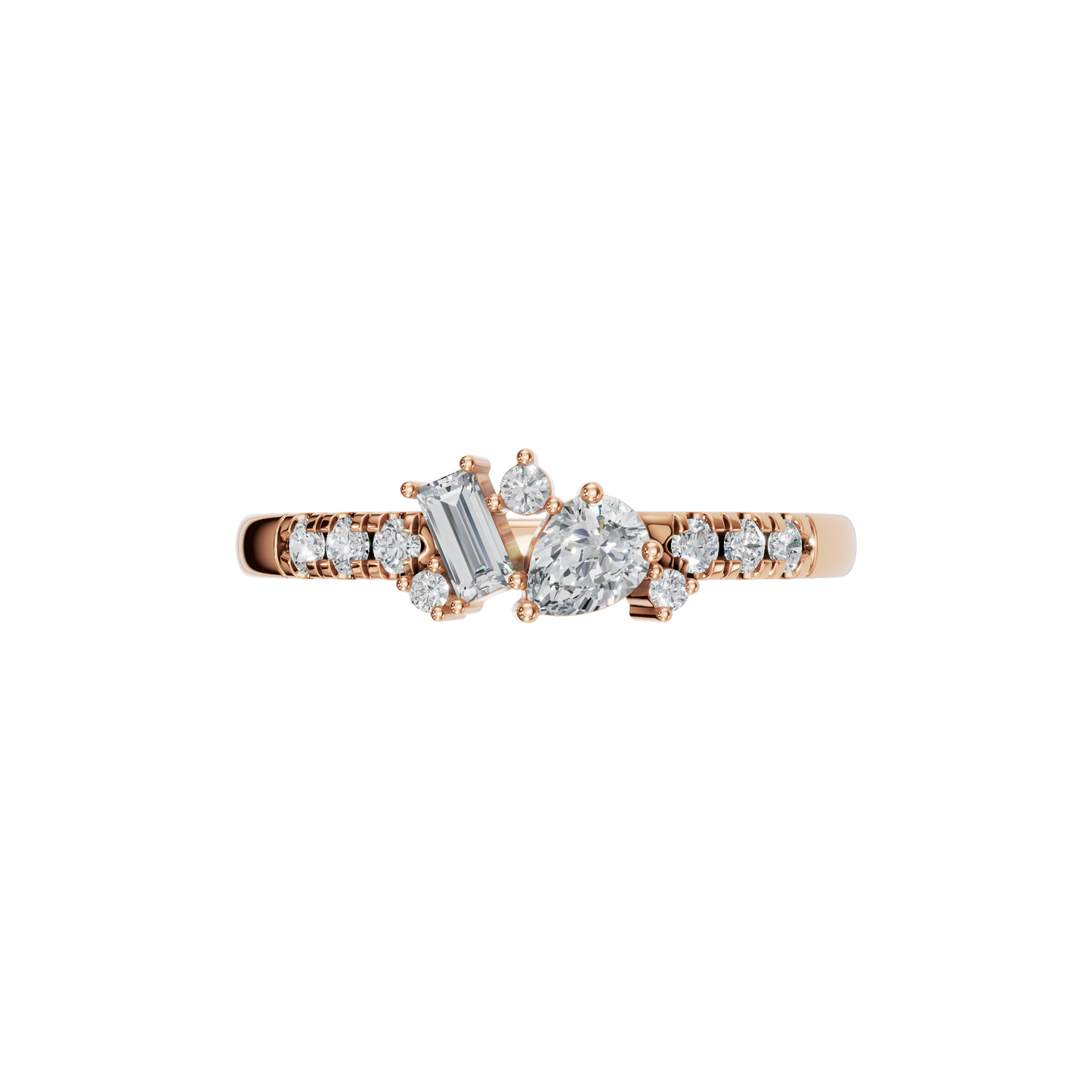 MULTI-SHAPE WEDDING BAND - M&D Signature Jewels