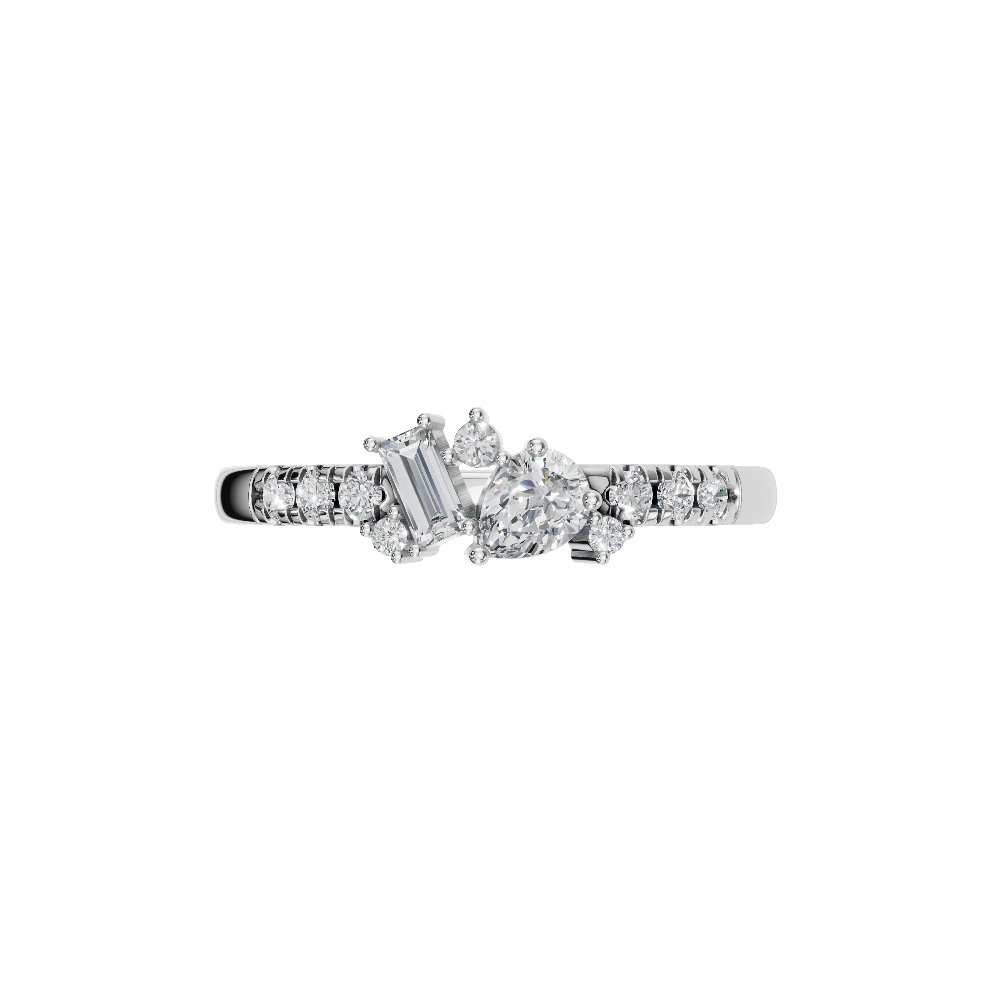MULTI-SHAPE WEDDING BAND