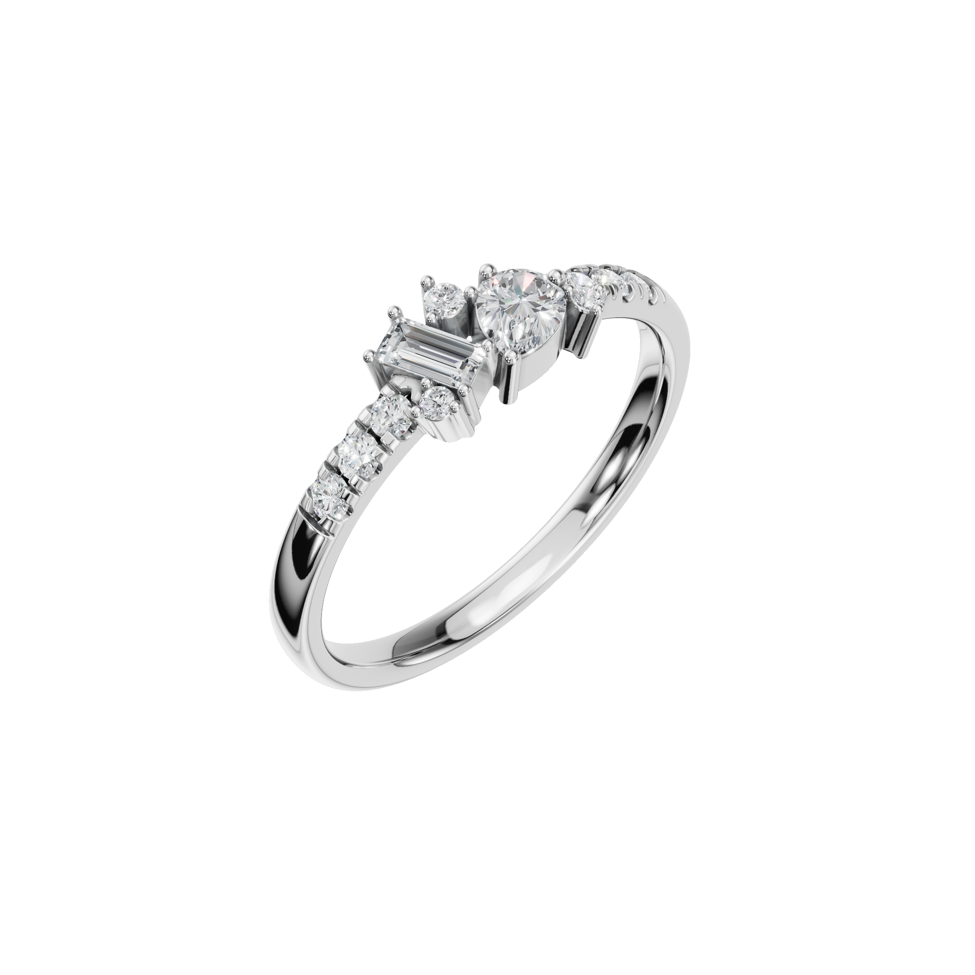 MULTI-SHAPE WEDDING BAND
