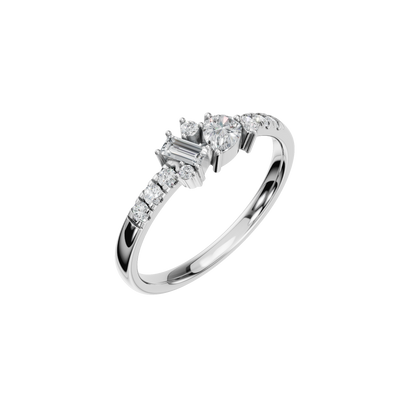 MULTI-SHAPE WEDDING BAND - M&D Signature Jewels