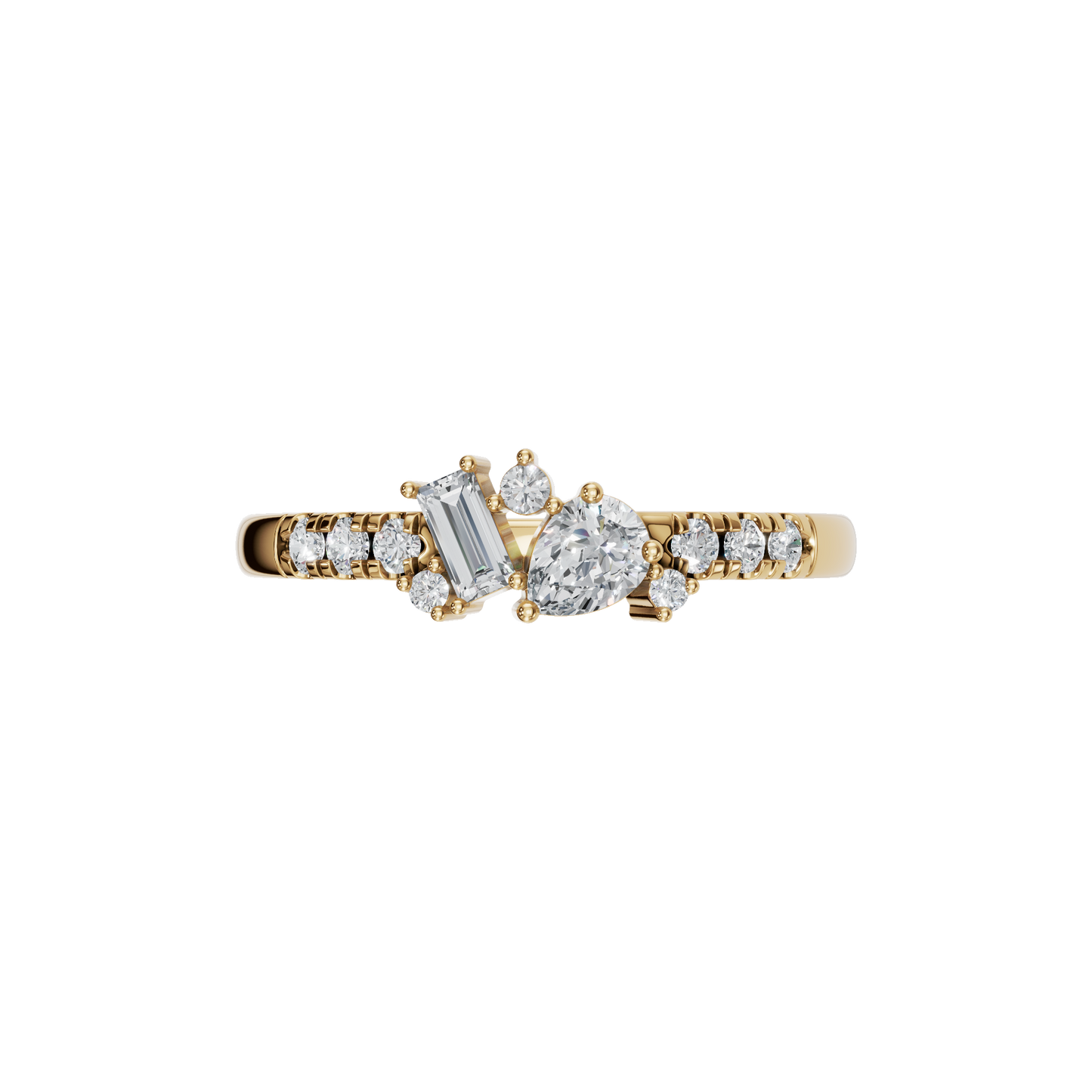 MULTI-SHAPE WEDDING BAND - M&D Signature Jewels