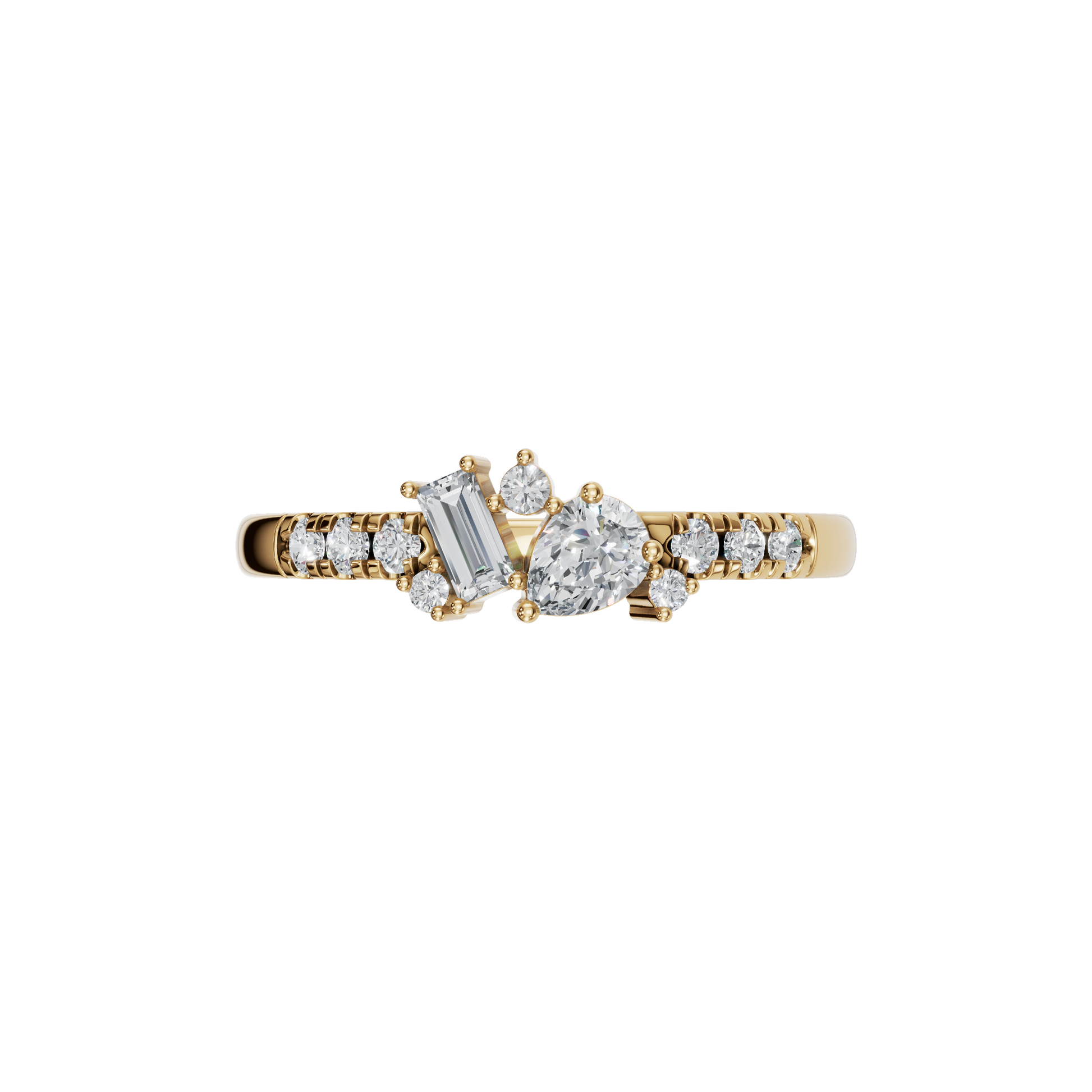 MULTI-SHAPE WEDDING BAND - M&D Signature Jewels
