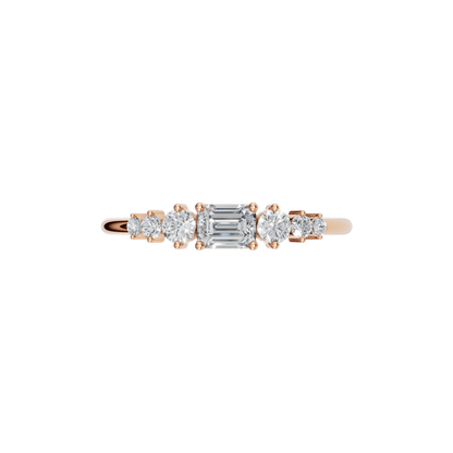 EMERALD WEDDING BAND - M&D Signature Jewels