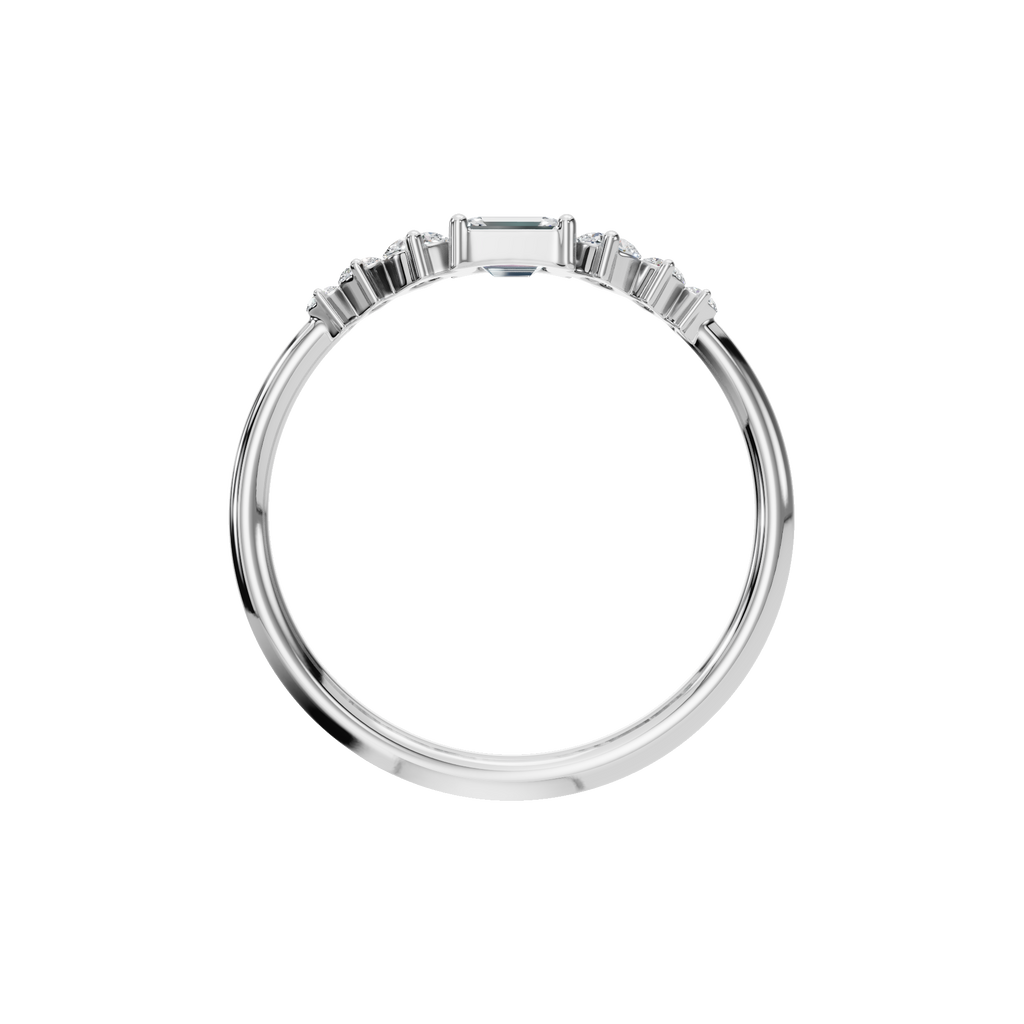 EMERALD WEDDING BAND