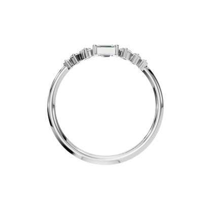 EMERALD WEDDING BAND - M&D Signature Jewels