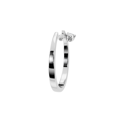 ROUND 2 STONE OPEN WEDDING BAND - M&D Signature Jewels