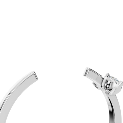 ROUND 2 STONE OPEN WEDDING BAND - M&D Signature Jewels