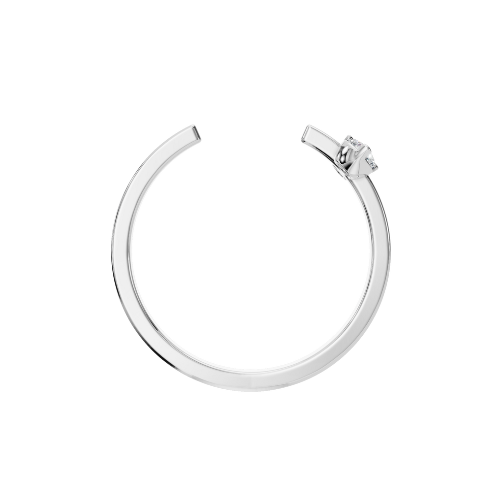 ROUND 2 STONE OPEN WEDDING BAND