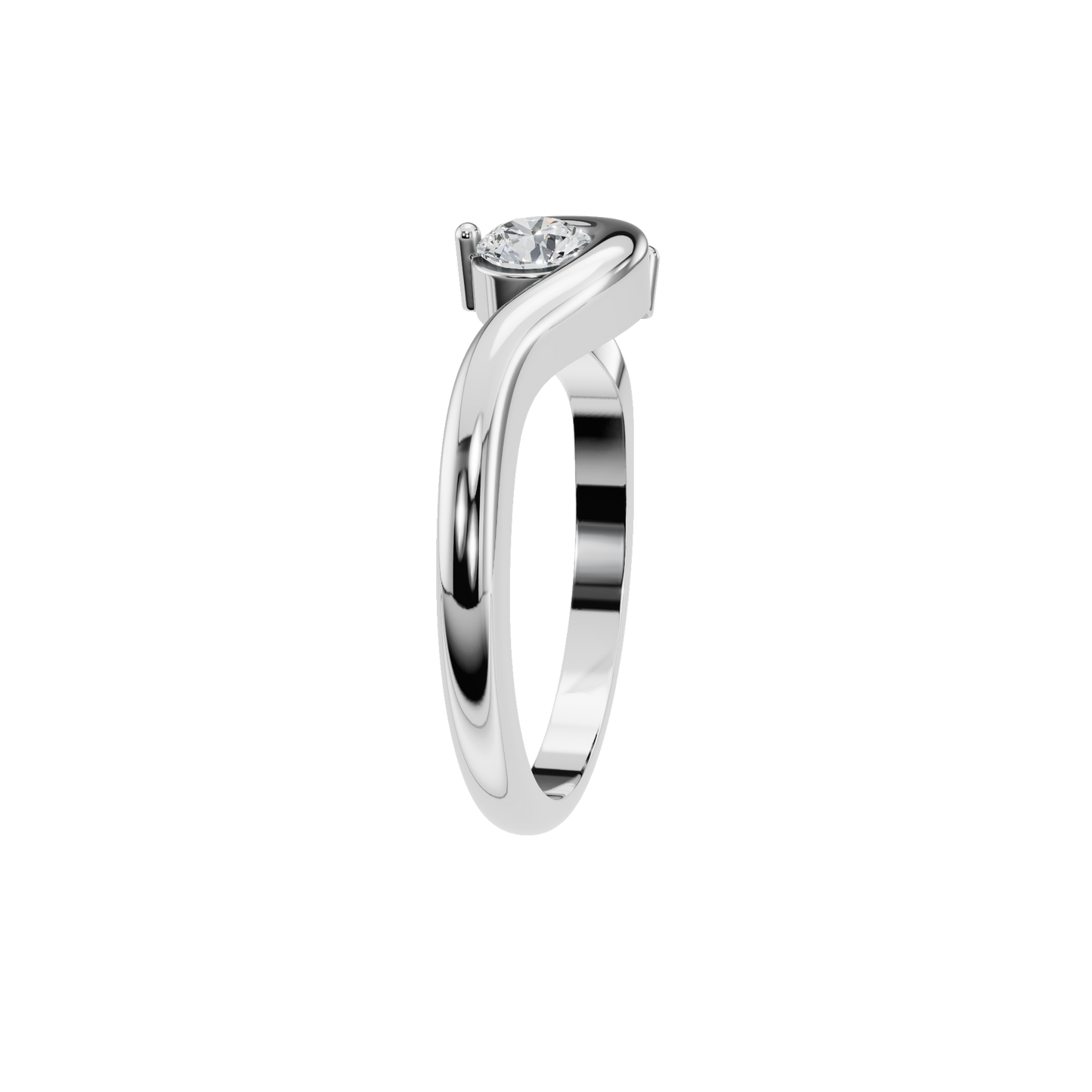 ROUND MARQUISE WEDDING RING - M&D Signature Jewels