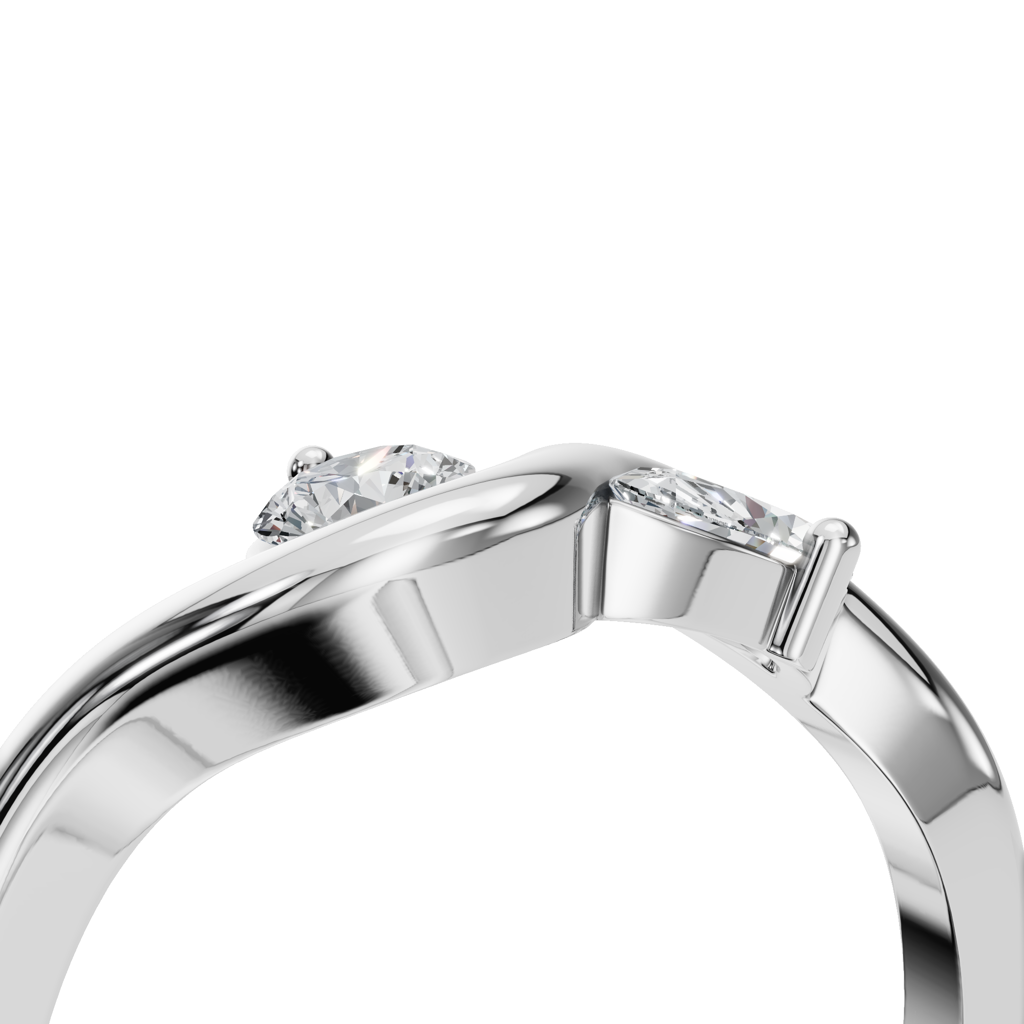 ROUND MARQUISE WEDDING RING