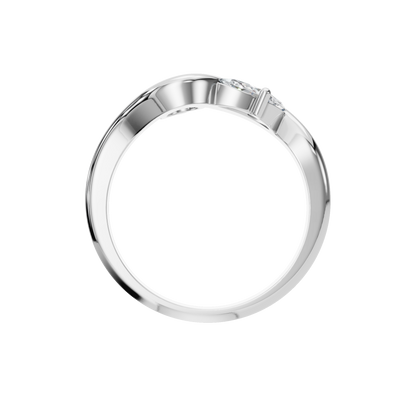 ROUND MARQUISE WEDDING RING - M&D Signature Jewels