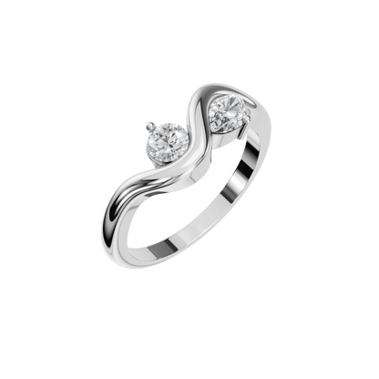 TWO STONE WEDDING RING - M&D Signature Jewels