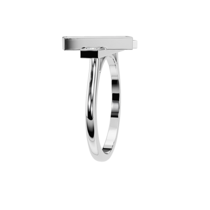 BAGUETTE ROUND WEDDING BAND - M&D Signature Jewels