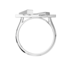 BAGUETTE ROUND WEDDING BAND