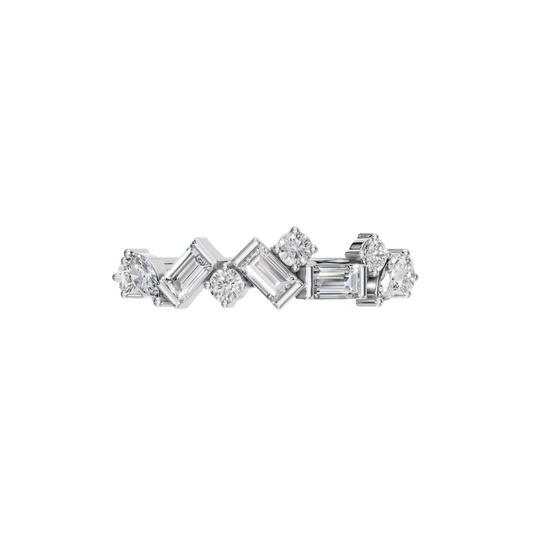 BAGUETTE ROUND MARQUISE WEDDING BAND