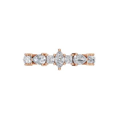 MULTI-SHAPE WEDDING BAND - M&D Signature Jewels