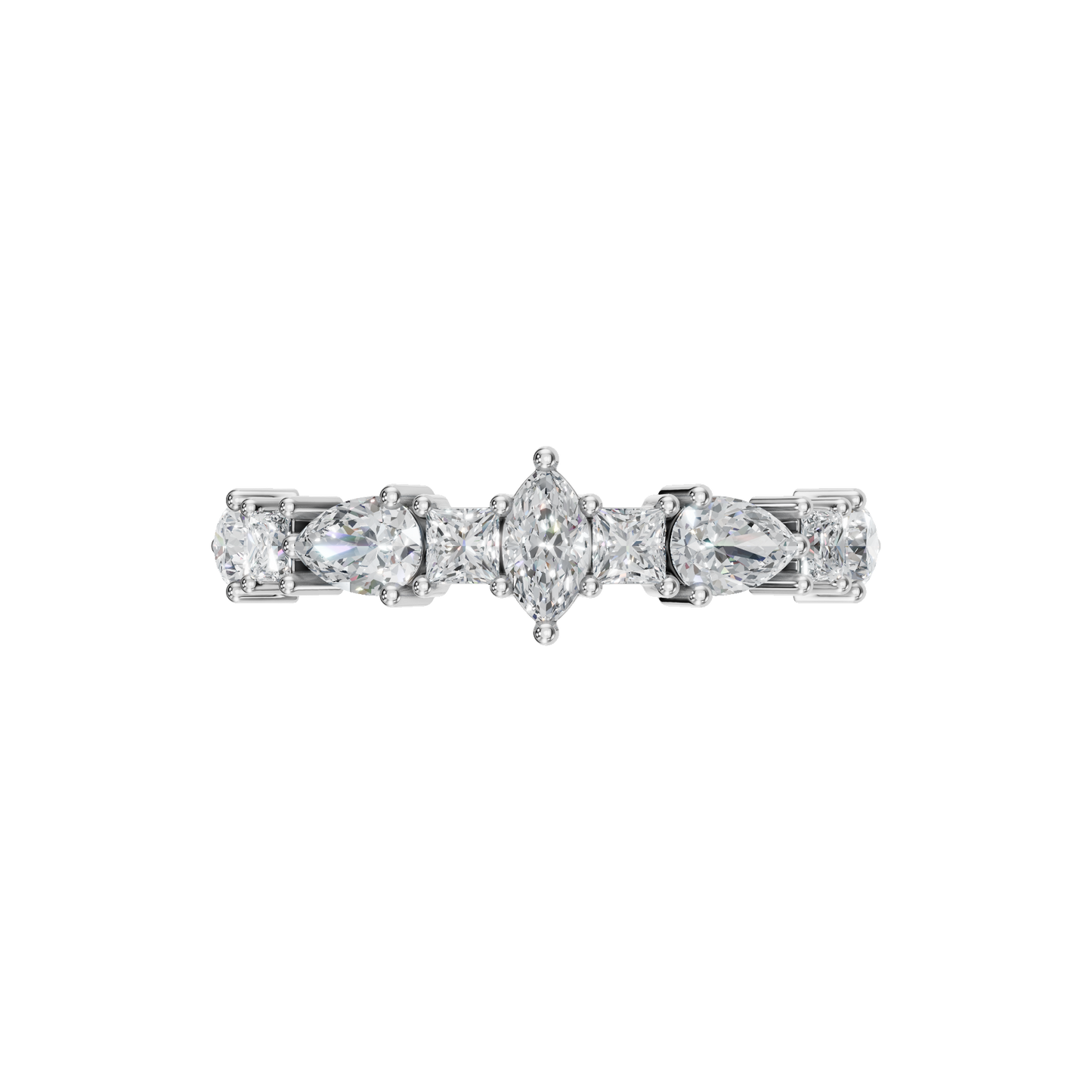 MULTI-SHAPE WEDDING BAND - M&D Signature Jewels