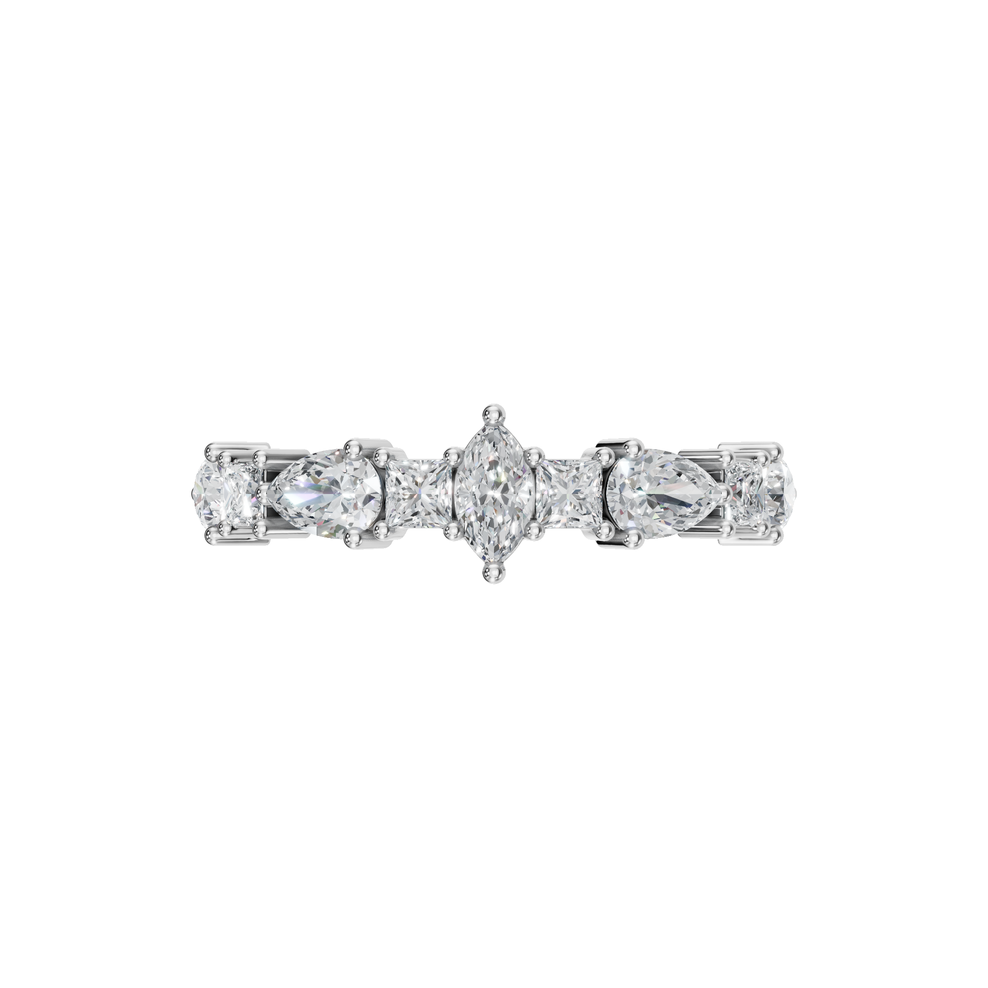 MULTI-SHAPE WEDDING BAND