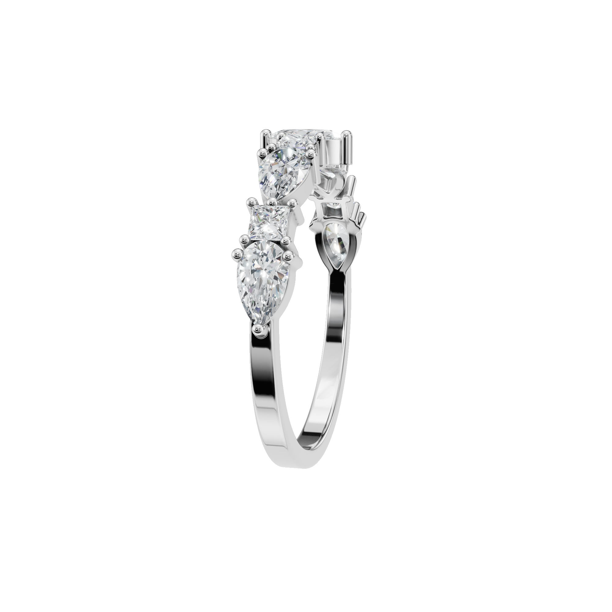 MULTI-SHAPE WEDDING BAND