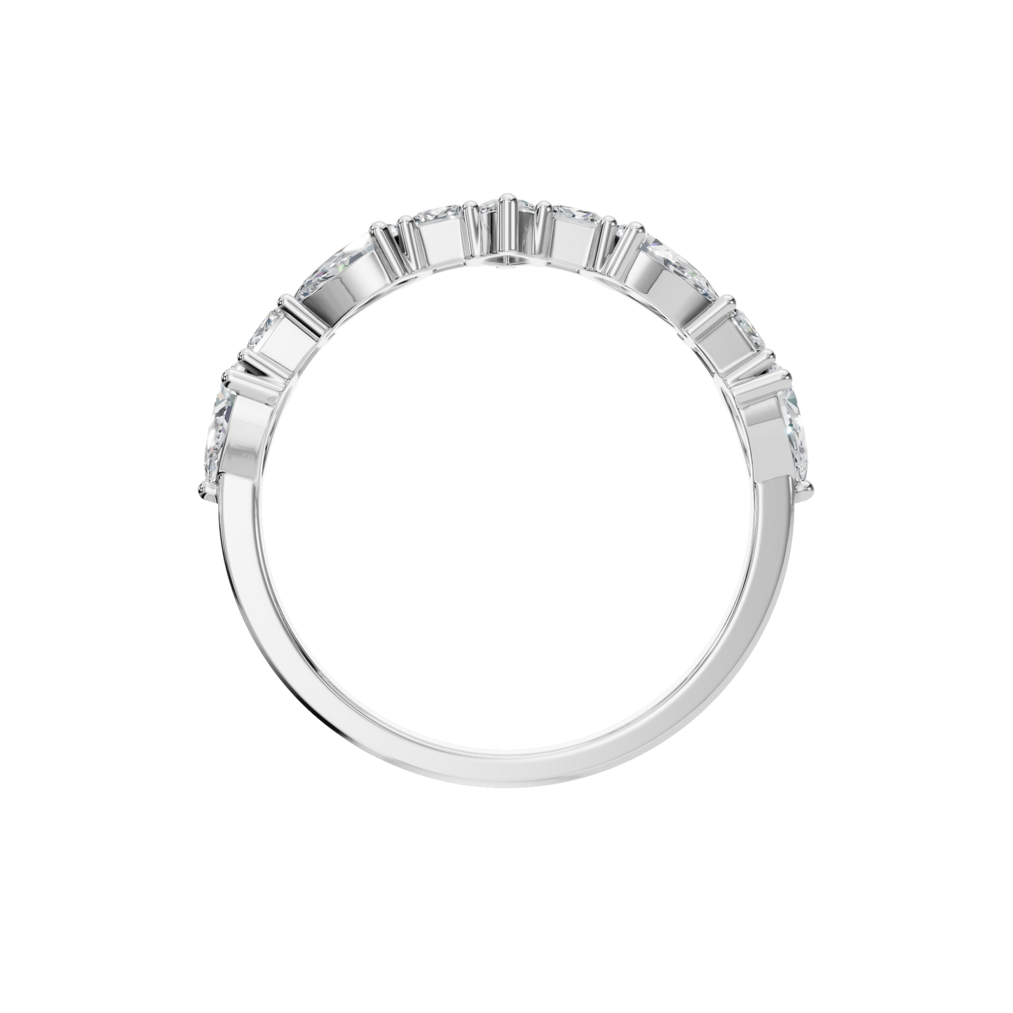 MULTI-SHAPE WEDDING BAND - M&D Signature Jewels
