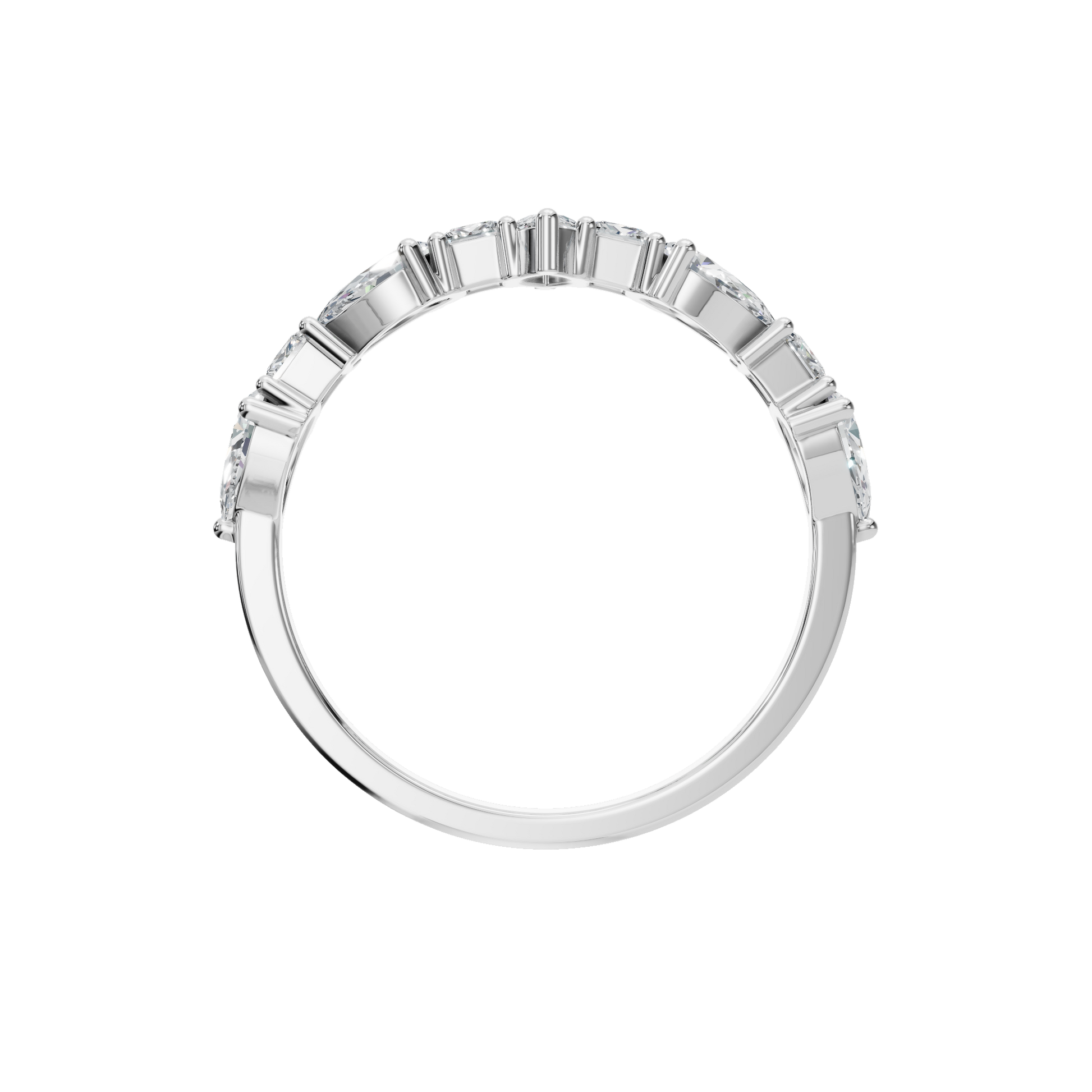 MULTI-SHAPE WEDDING BAND - M&D Signature Jewels