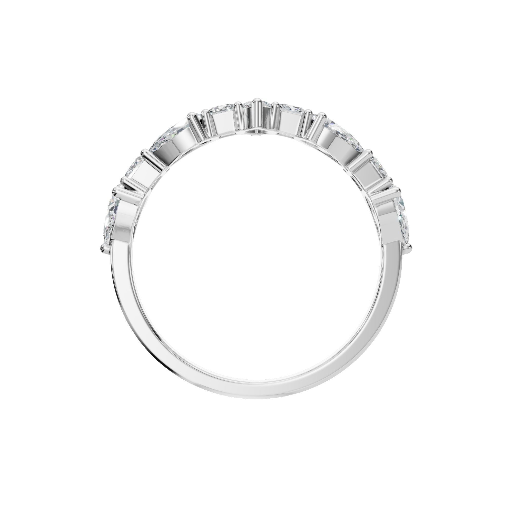 MULTI-SHAPE WEDDING BAND