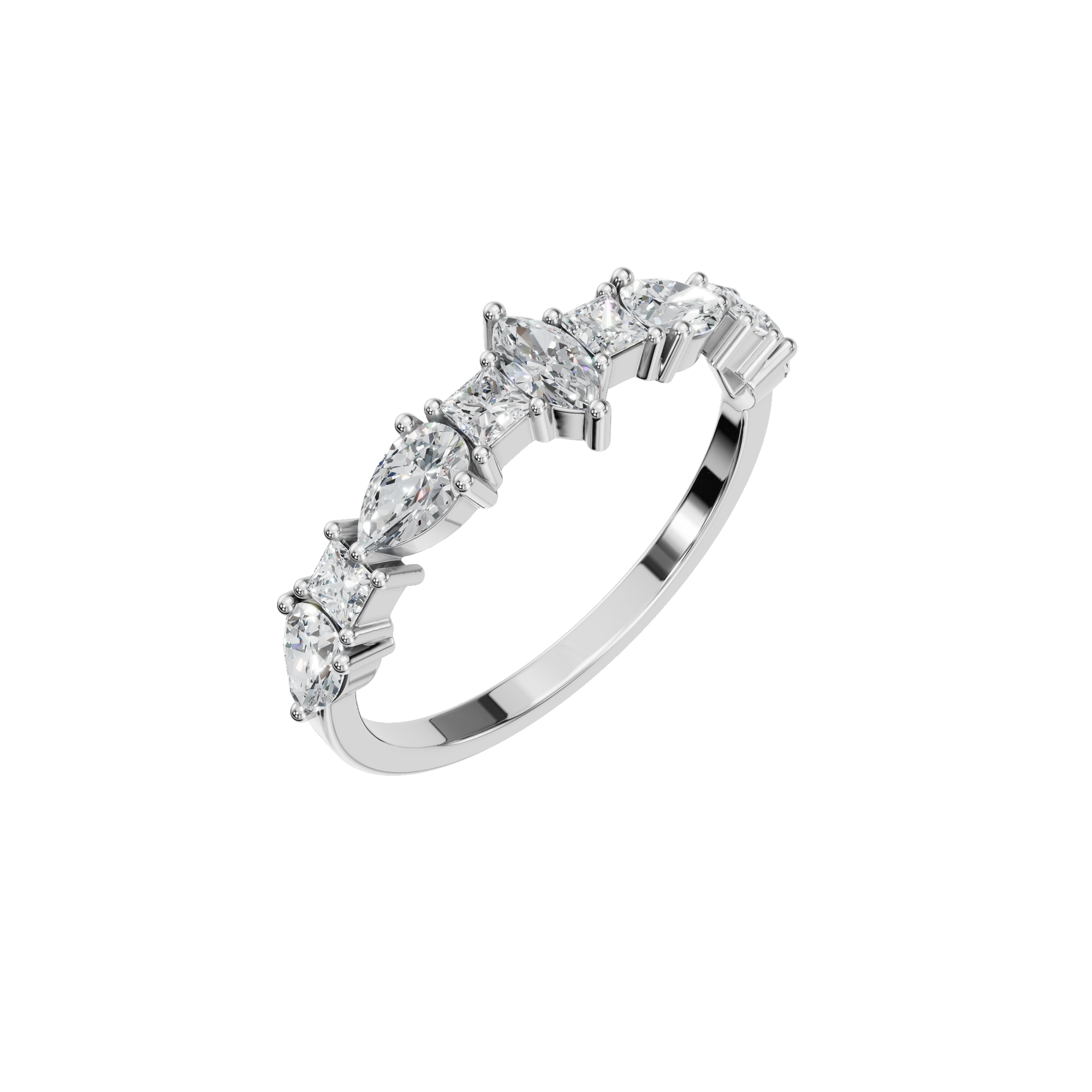 MULTI-SHAPE WEDDING BAND