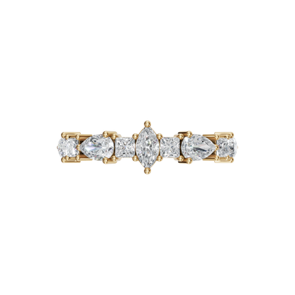MULTI-SHAPE WEDDING BAND - M&D Signature Jewels