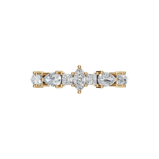MULTI-SHAPE WEDDING BAND - M&D Signature Jewels