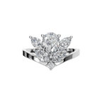 PEAR MARQUISE FANCY WEDDING BAND