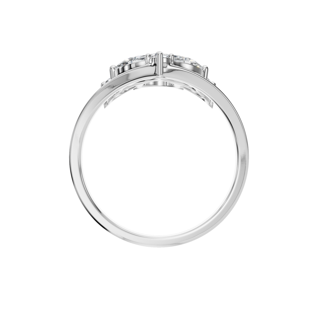 PEAR MARQUISE FANCY WEDDING BAND