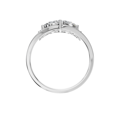 PEAR MARQUISE FANCY WEDDING BAND - M&D Signature Jewels