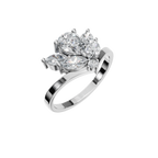 PEAR MARQUISE FANCY WEDDING BAND