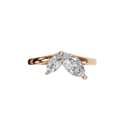 MARQUISE WEDDING BAND - M&D Signature Jewels