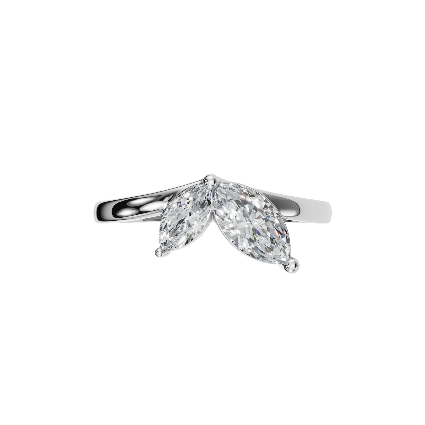 MARQUISE WEDDING BAND - M&D Signature Jewels