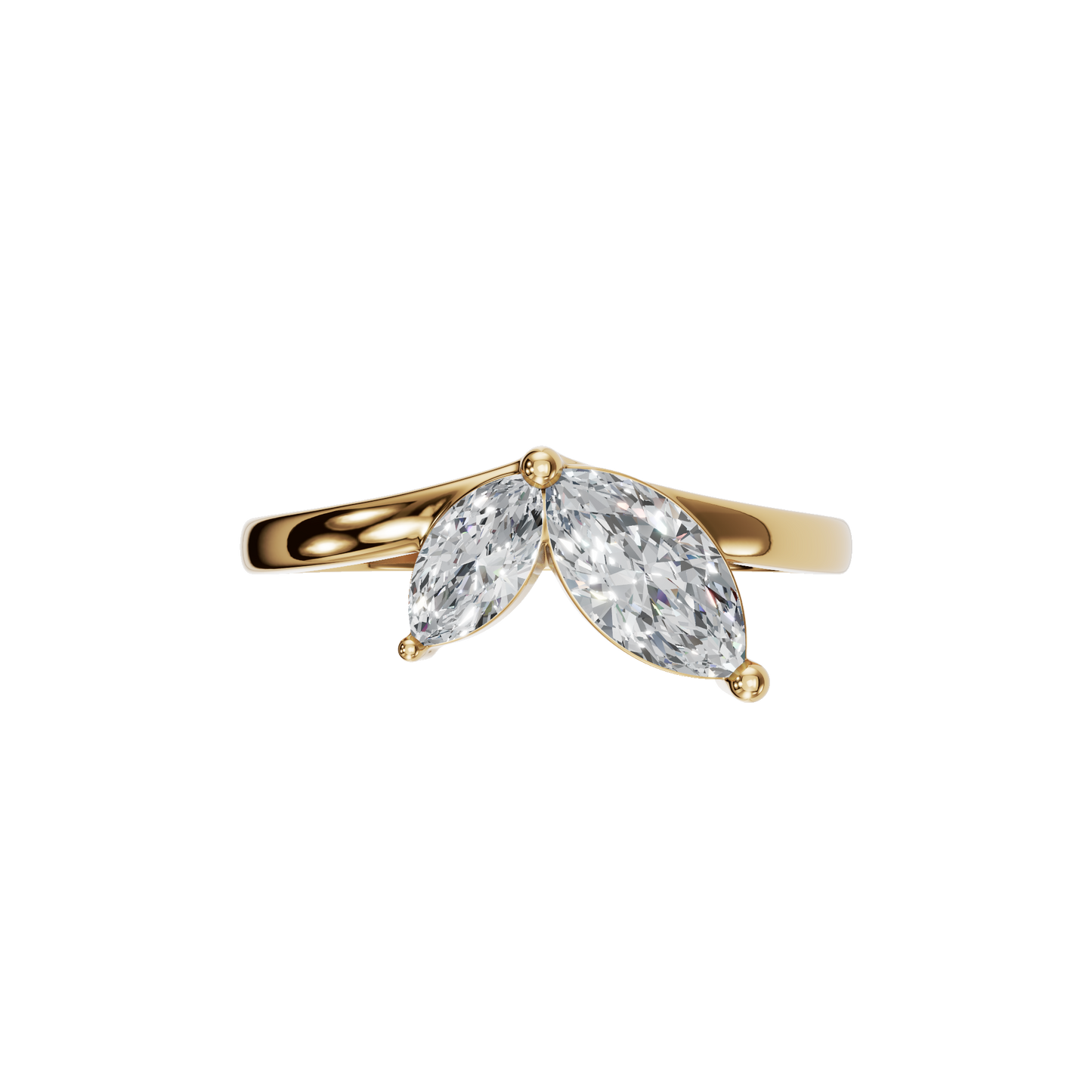 MARQUISE WEDDING BAND - M&D Signature Jewels