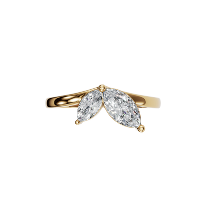 MARQUISE WEDDING BAND - M&D Signature Jewels