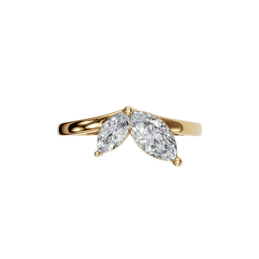 MARQUISE WEDDING BAND - M&D Signature Jewels