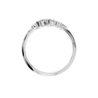 ROUND CLUSTER WEDDING BAND
