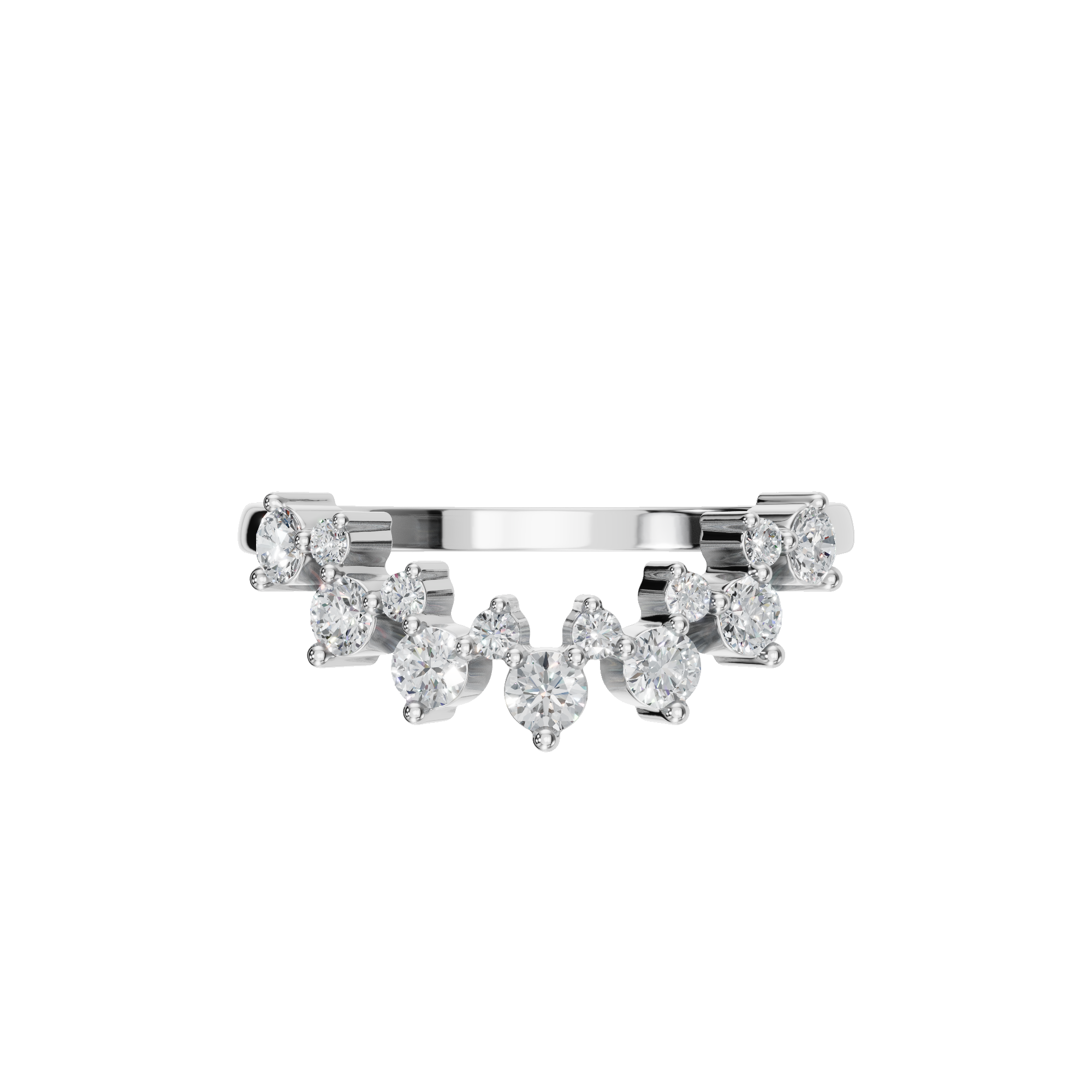 ROUND FANCY WEDDING BAND